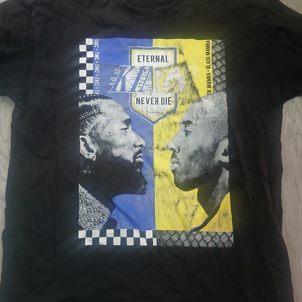 Black Graphic Shirt Kobe Nipsey Hussle